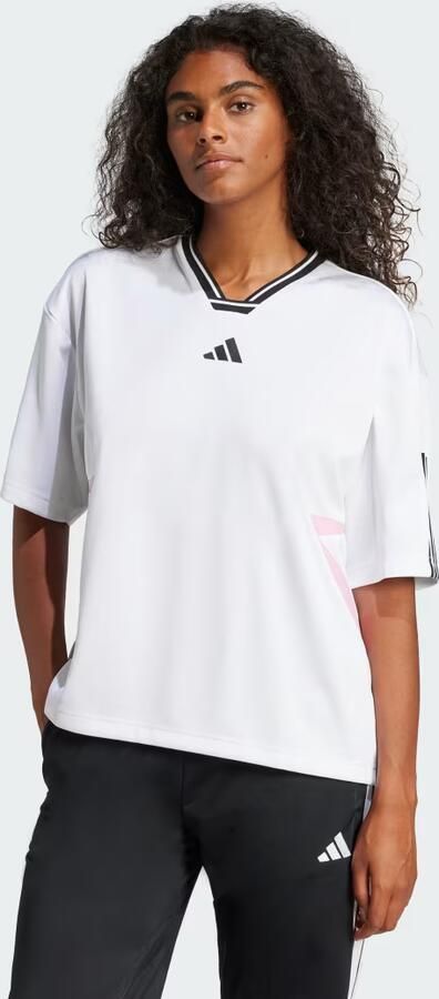 Adidas Tiro Cut 3-Stripes Colorblock Boyfriend T-shirt - Foto 6