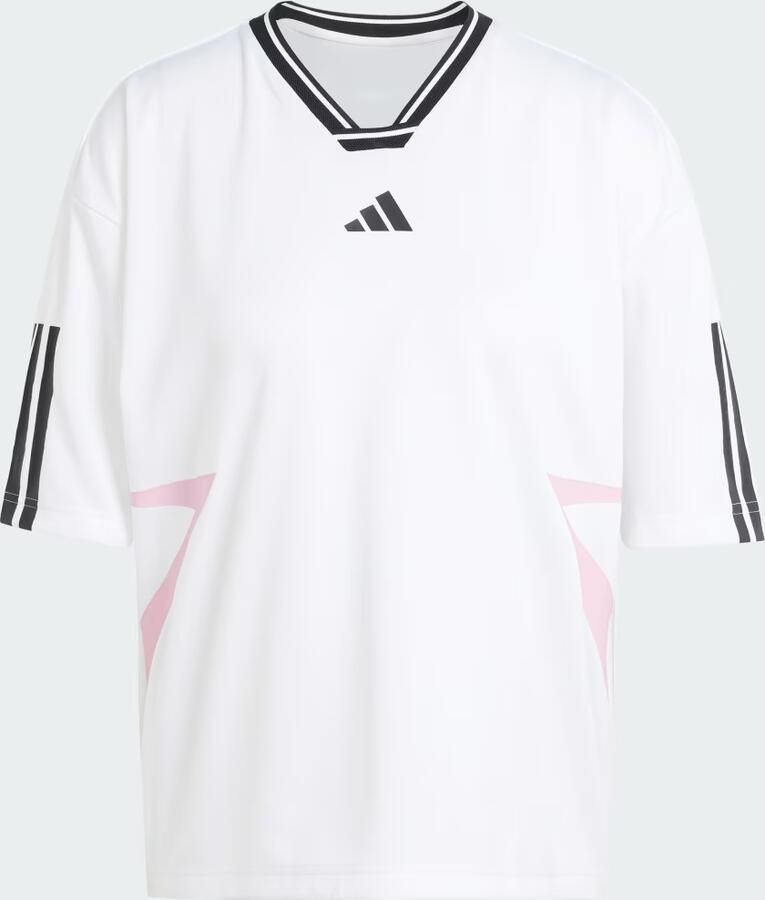 Adidas Tiro Cut 3-Stripes Colorblock Boyfriend T-shirt