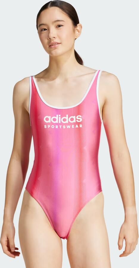 Adidas Tiro U-Back Badpak Roze- Dames Roze - Foto 6