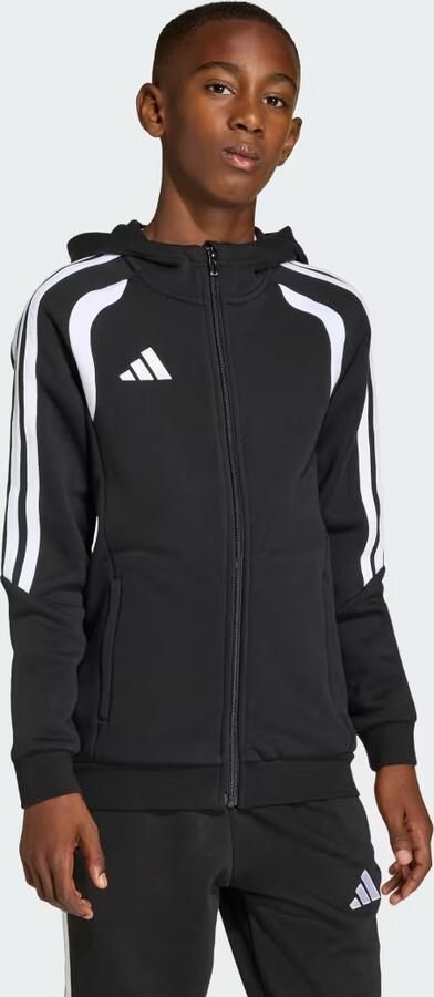 Adidas Tiro26 League Sweat Hoodie met Lange Ritssluiting Kids - Foto 4