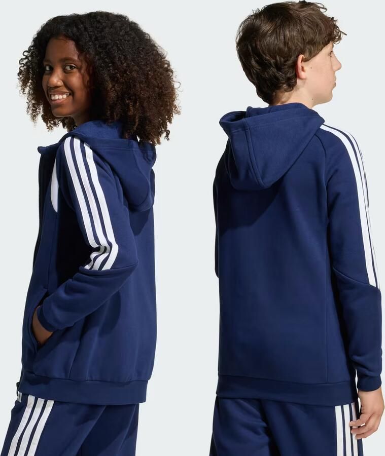 Adidas Tiro26 League Sweat Hoodie met Lange Ritssluiting Kids - Foto 2