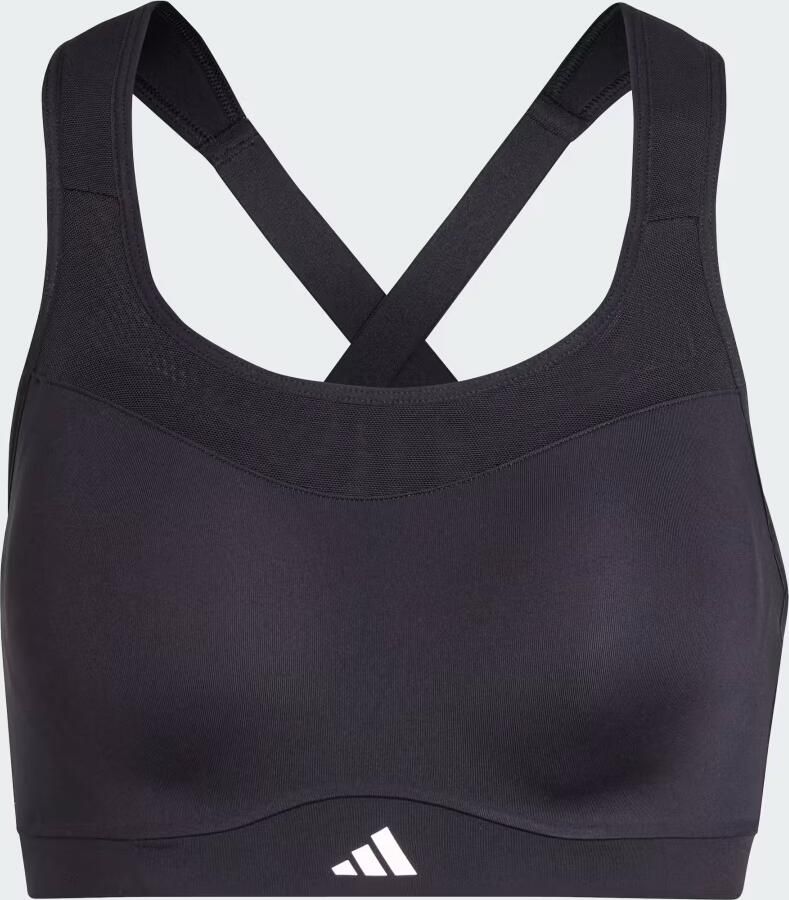 Adidas Zwarte sportbeha met hoge ondersteuning Black Dames - Foto 7