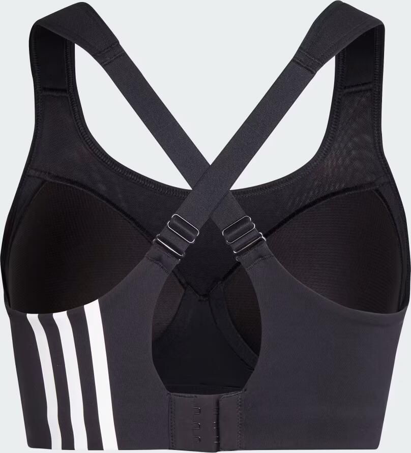 Adidas Zwarte sportbeha met hoge ondersteuning Black Dames - Foto 4