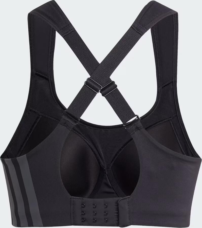 Adidas TLRD Impact Training High Support Beha Zwart- Dames Zwart - Foto 3