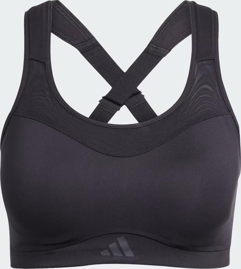 Adidas TLRD Impact Training High Support Beha Zwart- Dames Zwart - Foto 3