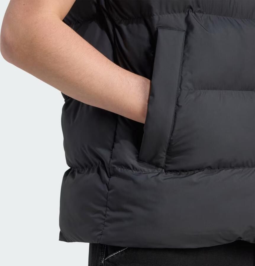 Adidas Originals Bodywarmer met opstaande kraag en steekzakken