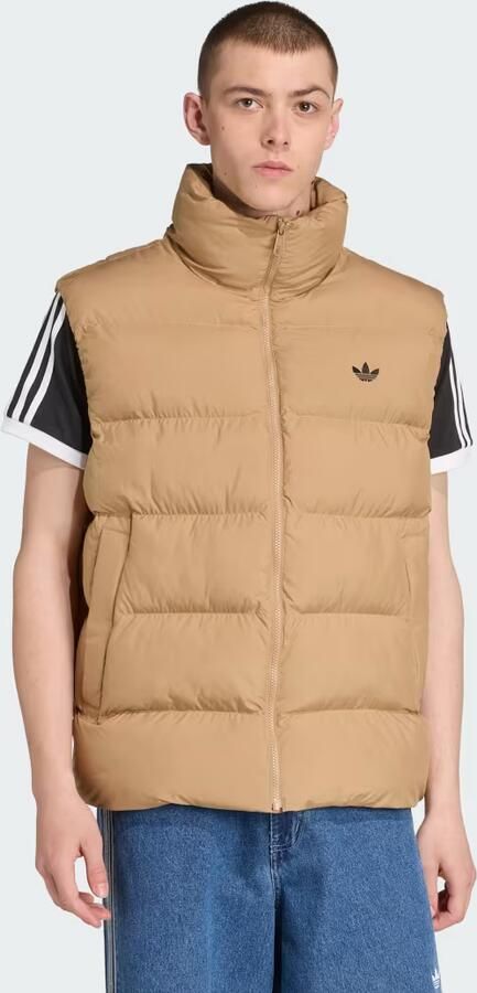 Adidas Originals Bodywarmer met logoprint en opstaande kraag - Foto 6