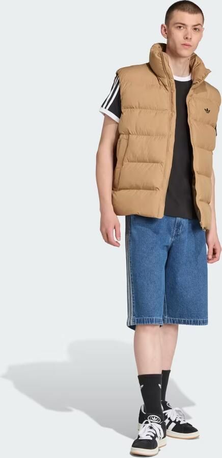 Adidas Originals Bodywarmer met logoprint en opstaande kraag - Foto 4