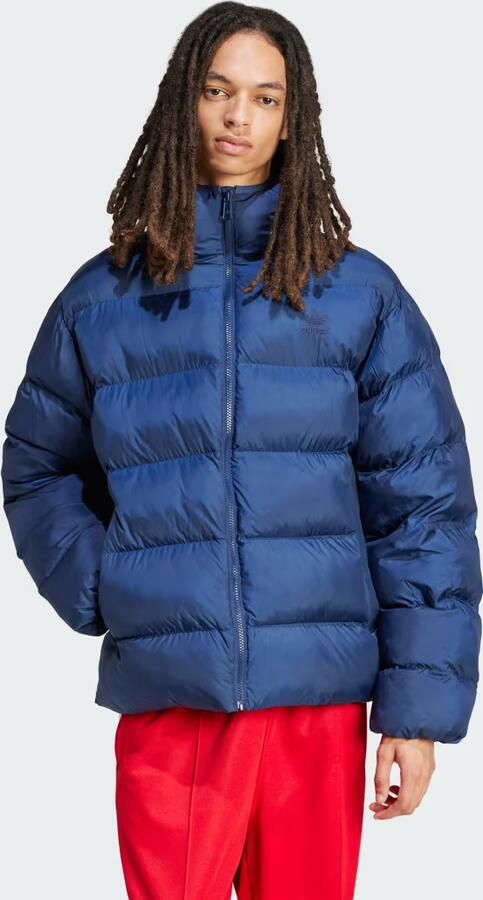 Adidas Tonal Puffer Capuchonjack Blauw- Heren Blauw - Foto 6