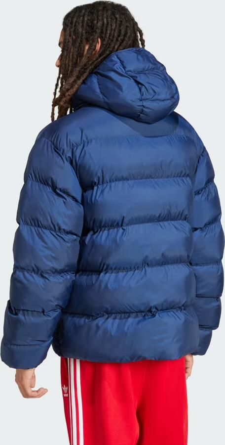 Adidas Tonal Puffer Capuchonjack Blauw- Heren Blauw - Foto 5