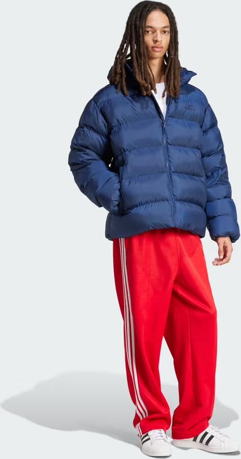 Adidas Tonal Puffer Capuchonjack Blauw- Heren Blauw - Foto 4
