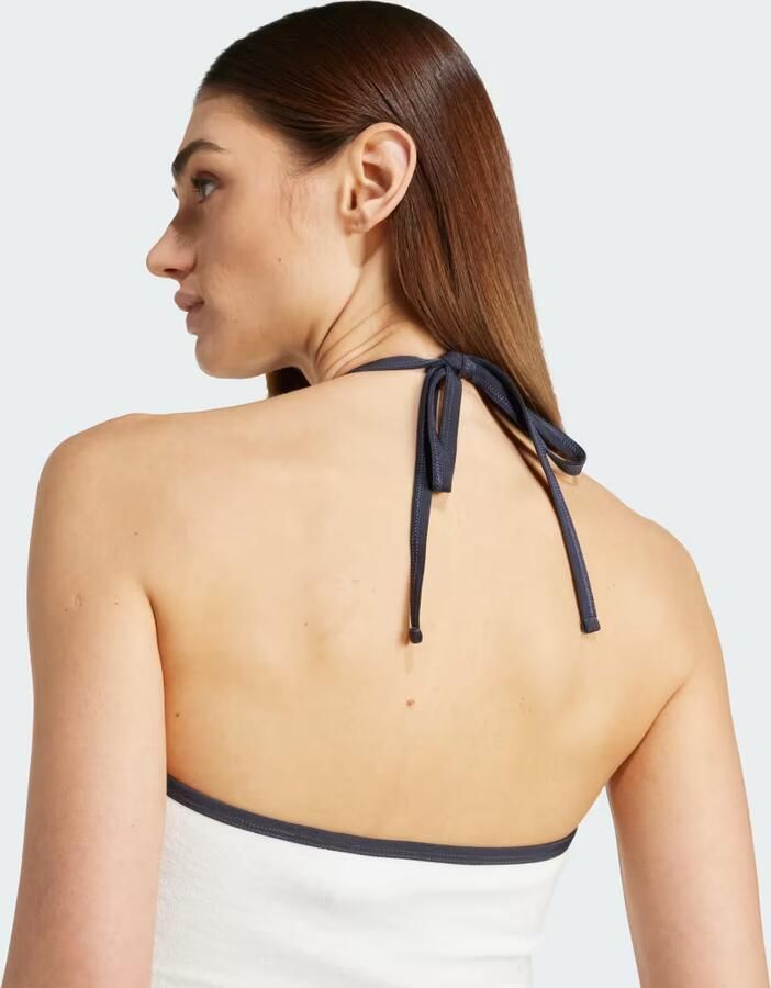 Adidas Originals Towel Halter Neck Top Wit- Dames Wit - Foto 2