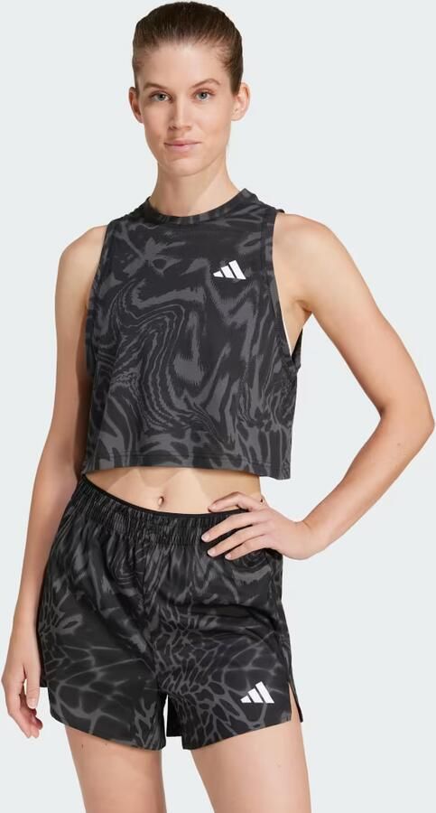 Adidas Train Essentials Allover Print Workout Tanktop