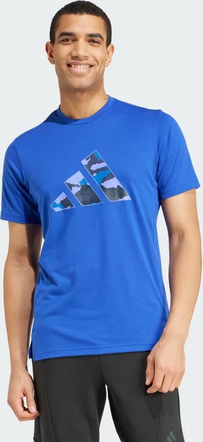 Adidas Train Essentials Camo Graphic Logo T-shirt