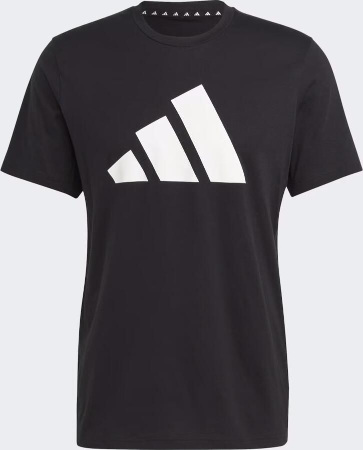 Adidas Train Essentials Feelready Logo Training T-shirt Zwart- Heren Zwart - Foto 2