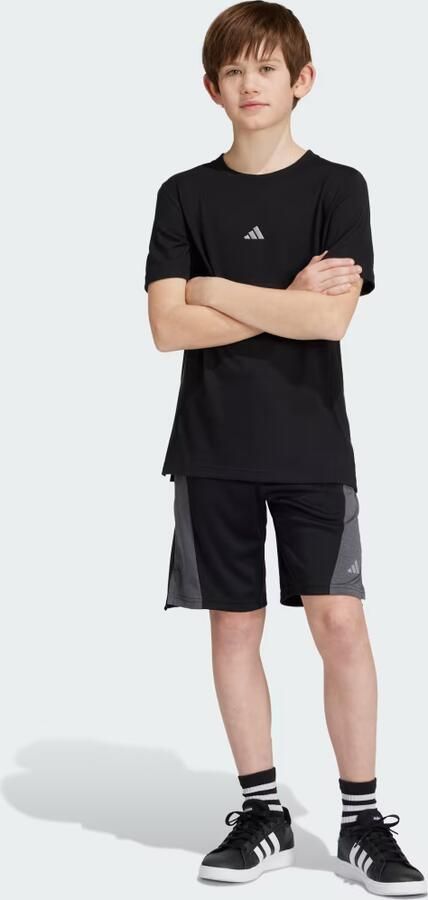 Adidas Training AEROREADY Heather Short Kids Zwart- Zwart - Foto 3