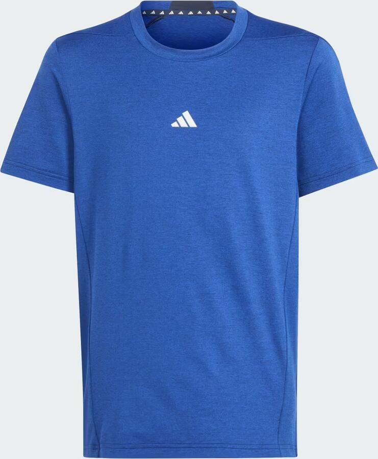 Adidas Sportswear sportshirt blauw Sport t-shirt Gerecycled polyester Ronde hals 140