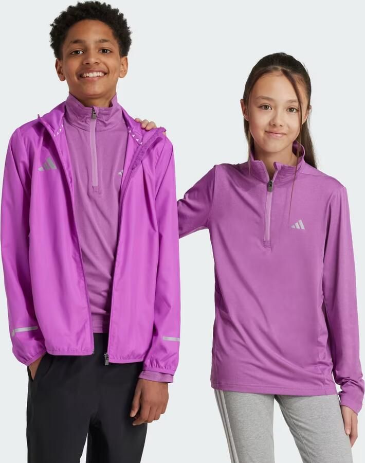 Adidas T-Shirt Lange Mouw Training AEROREADY 1 2-Zip Long Sleeve Long-Sleeve Top - Foto 6