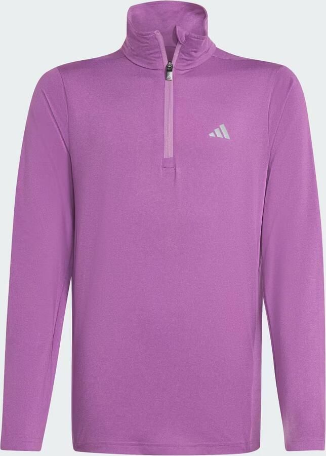 Adidas T-Shirt Lange Mouw Training AEROREADY 1 2-Zip Long Sleeve Long-Sleeve Top - Foto 3