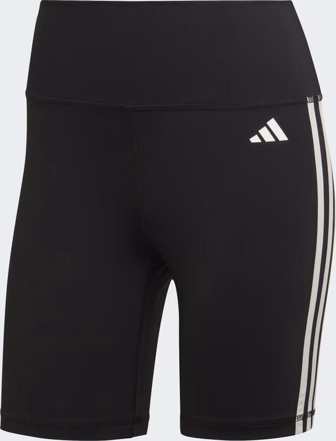 Adidas Originals Dames Essentials 3-Stripes High-Waisted Training Shorts Black Dames - Foto 8