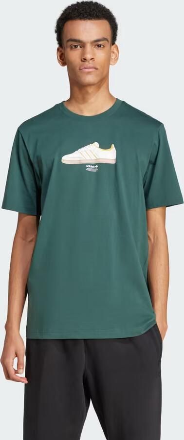 Adidas Originals Sportieve Groene T-shirt met korte mouwen Green Heren - Foto 6