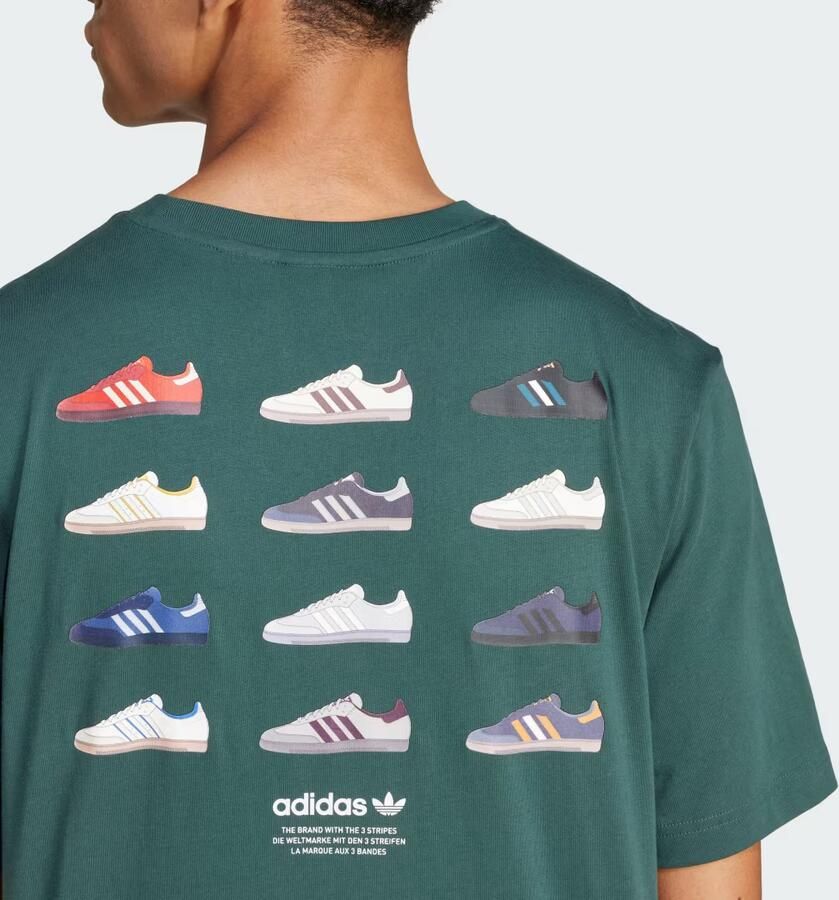 Adidas Originals Sportieve Groene T-shirt met korte mouwen Green Heren - Foto 2