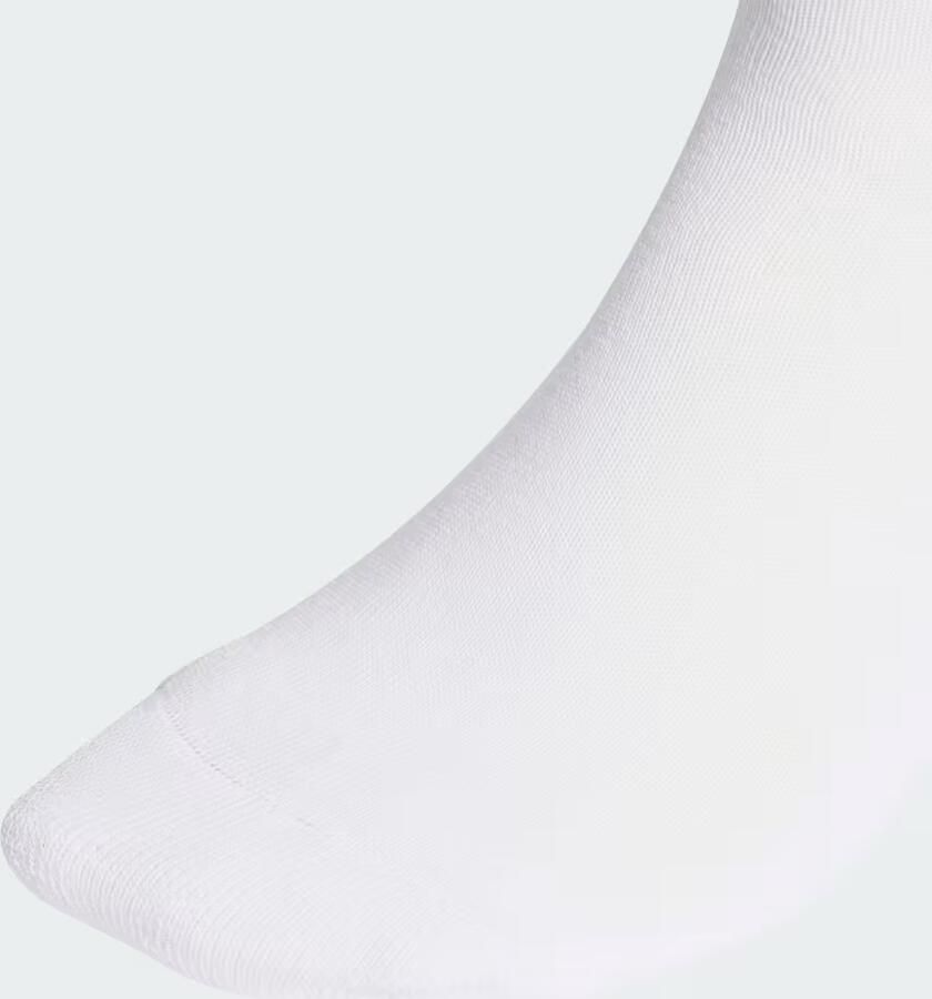 Adidas Originals 6 PACK Trefoil Cushion Crew Socks Unisex Sokken wit Maat 43-45 Kleding - Foto 3