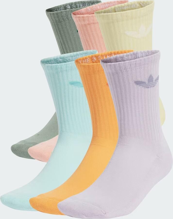 Adidas Originals Sportsokken TR CREW S 6P 6-pack sokken met logo (6 paar)