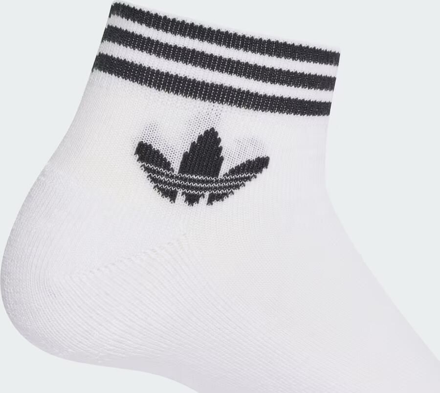 Adidas Originals Adicolor Trefoil Ankle Sokken (3 Pack) Middellang Kleding white black 39-42 beschikbare maaten:35-38 39-42 43-46 - Foto 5