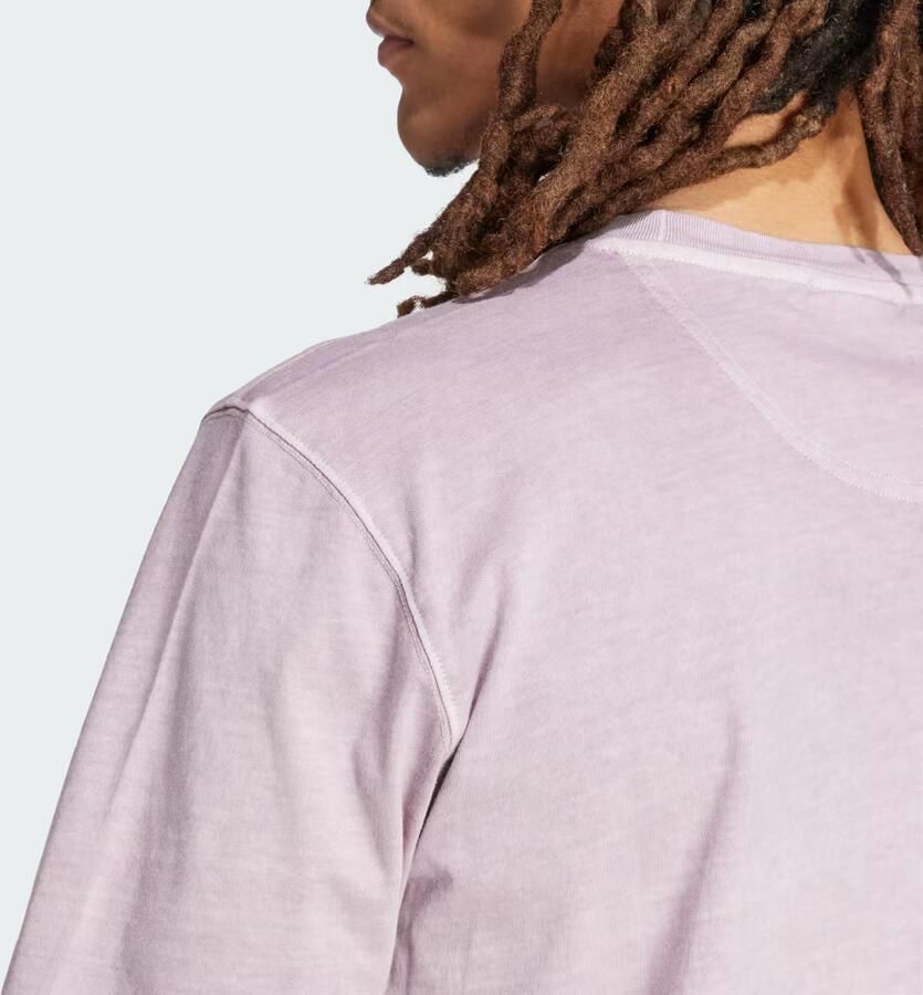 Adidas Trefoil Essentials + Dye Pocket T-shirt Paars- Heren Paars