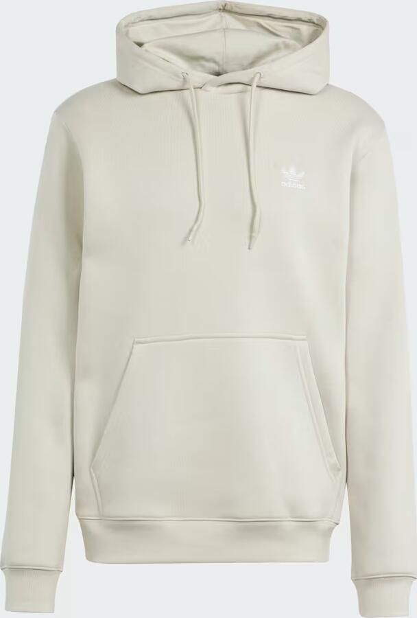 Adidas Originals Trefoil Essential Fleece Hoodie Putty Grey- Heren Putty Grey