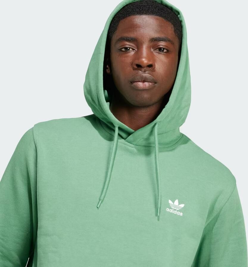Adidas Trefoil Essentials Hoodie Groen- Heren Groen - Foto 3