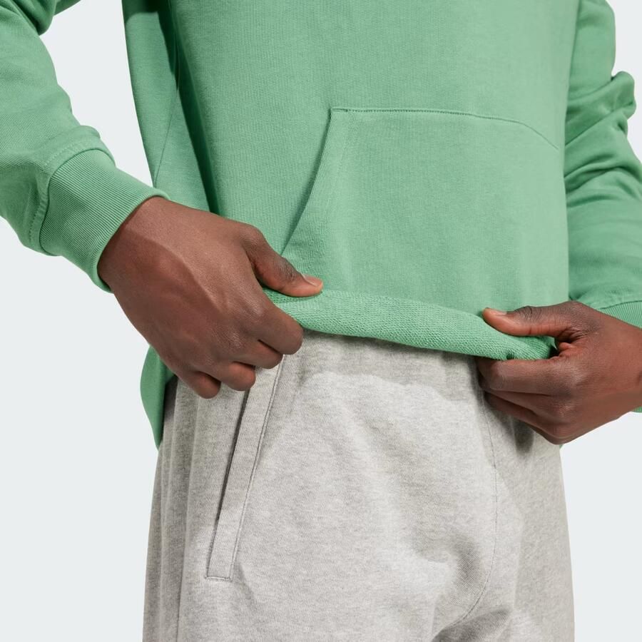 Adidas Trefoil Essentials Hoodie Groen- Heren Groen - Foto 2