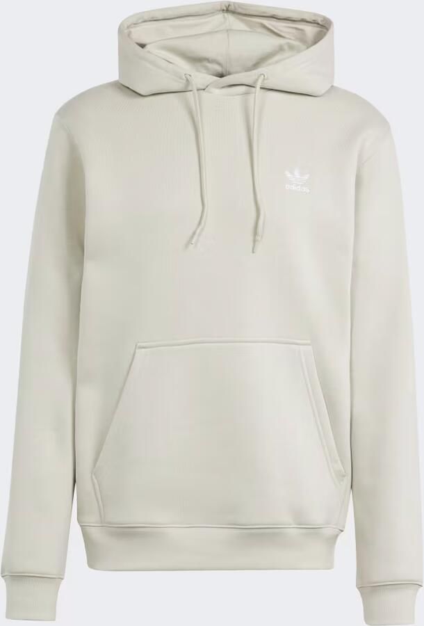 Adidas Originals Trefoil Essential Fleece Hoodie Putty Grey- Heren Putty Grey