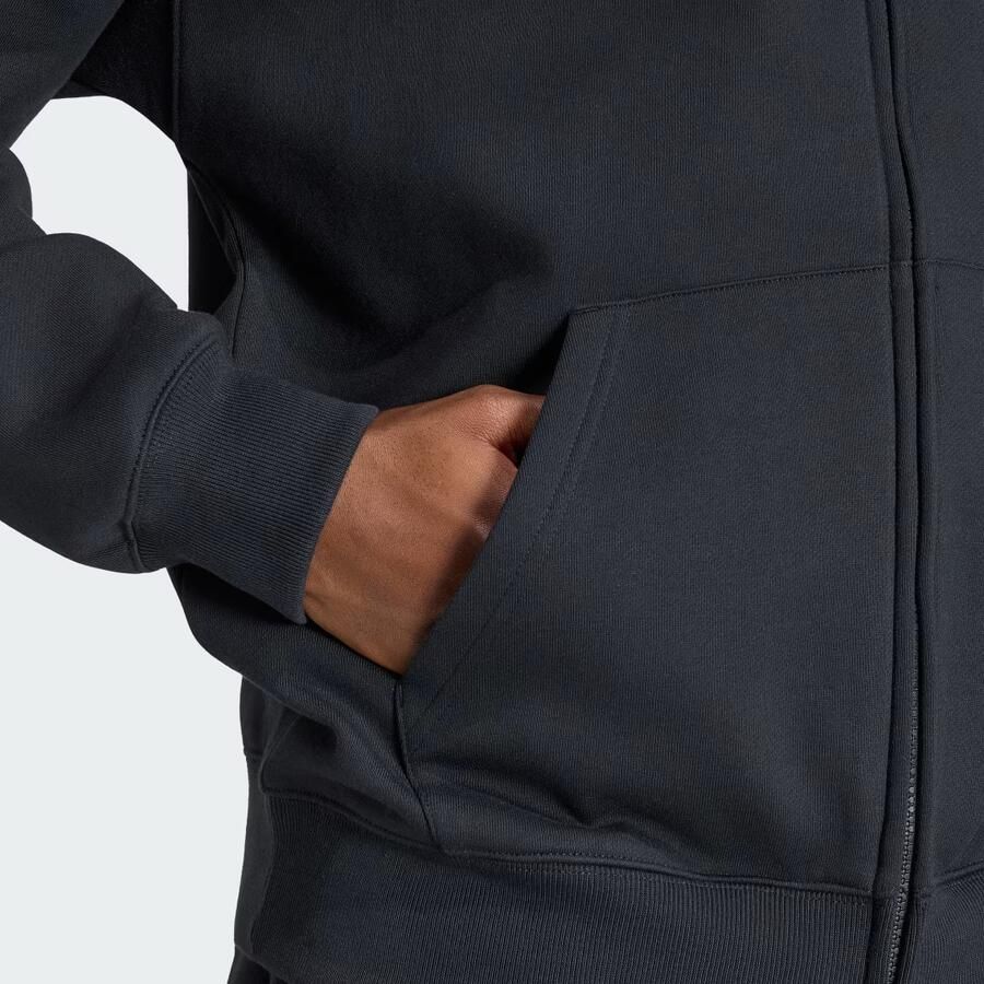Adidas TREFOIL ESSENTIALS LOOSE HOODIE MET LANGE RITSSLUITING - Foto 2