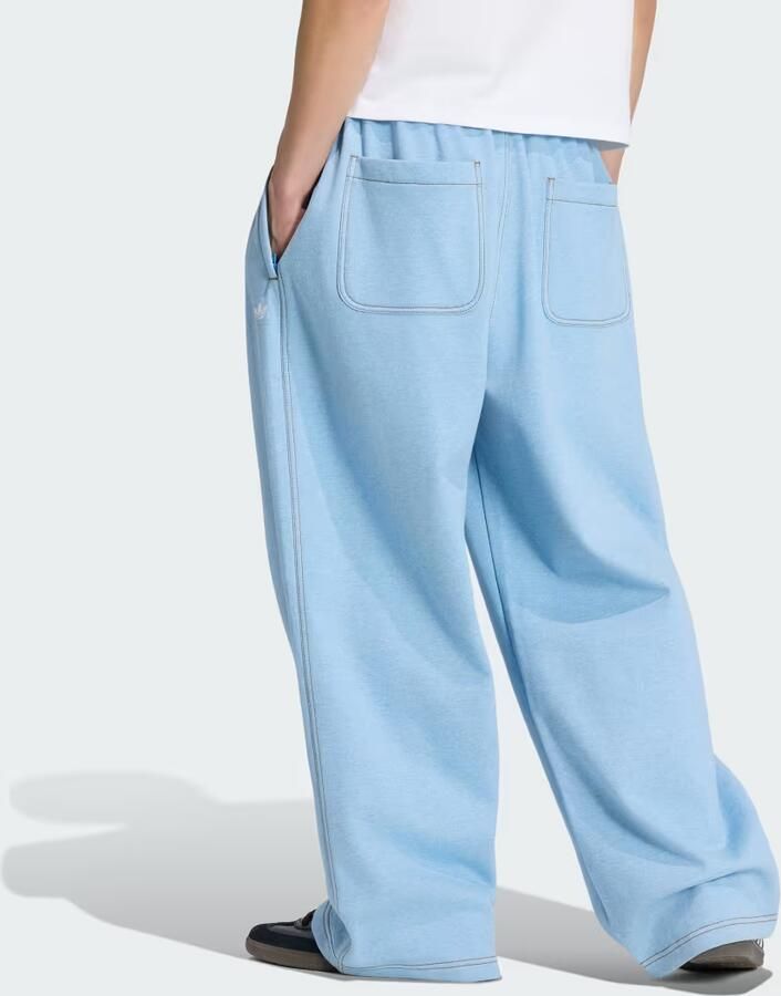 Adidas TREFOIL ESSENTIALS MELANGE BAGGY BROEK MET WIJDERE BOORDEN - Foto 4