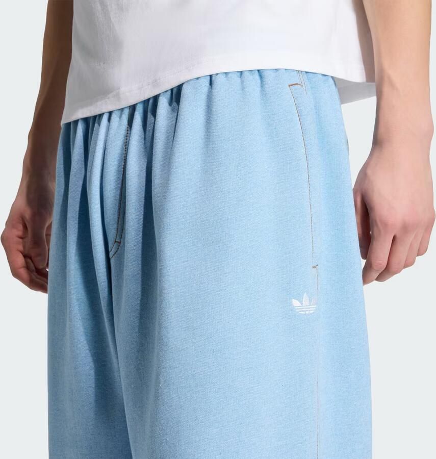 Adidas TREFOIL ESSENTIALS MELANGE BAGGY BROEK MET WIJDERE BOORDEN - Foto 2