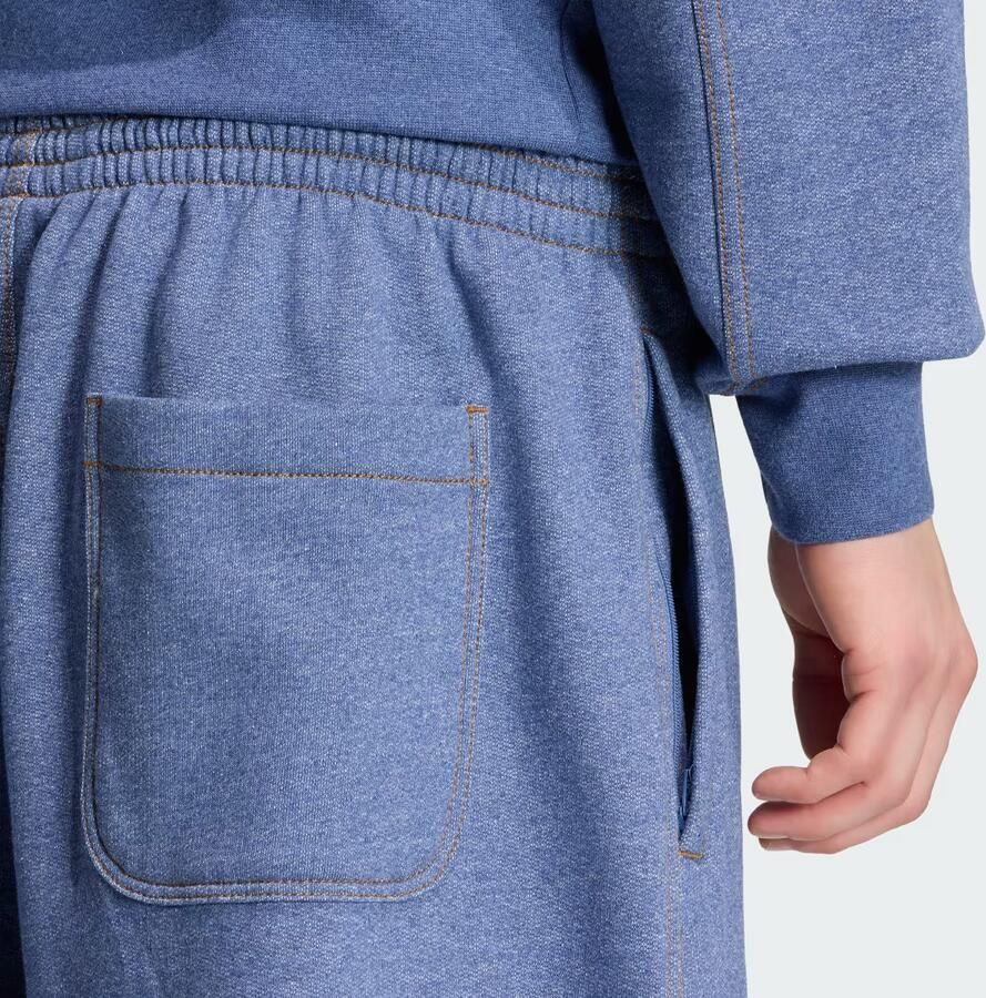 Adidas TREFOIL ESSENTIALS MELANGE BAGGY BROEK MET WIJDERE BOORDEN - Foto 2