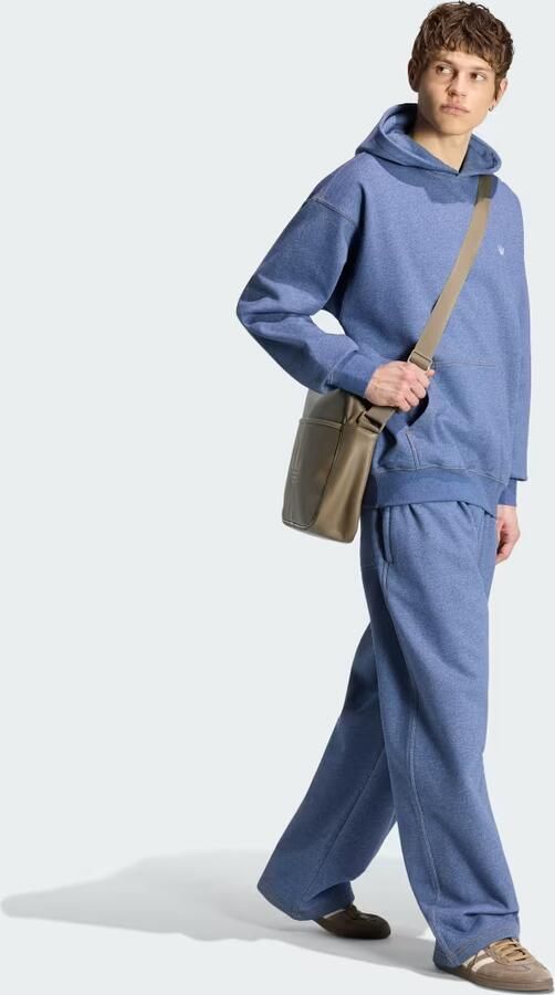 Adidas TREFOIL ESSENTIALS MELANGE BAGGY BROEK MET WIJDERE BOORDEN - Foto 5