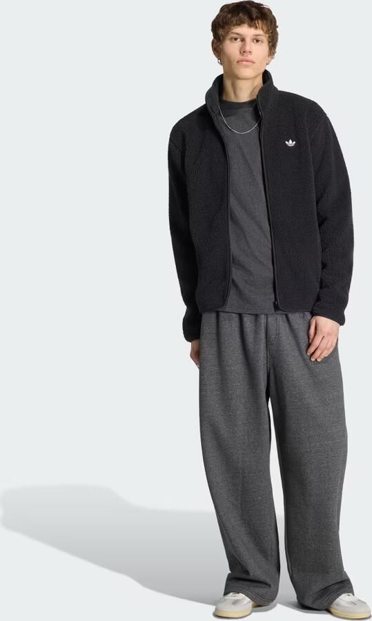Adidas TREFOIL ESSENTIALS MELANGE BAGGY BROEK MET WIJDERE BOORDEN - Foto 5