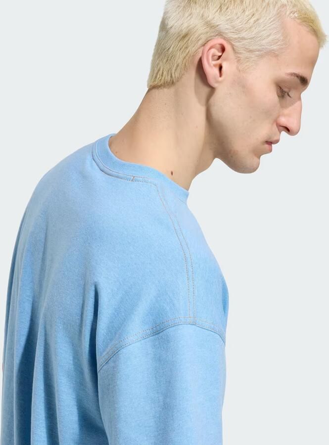 Adidas TREFOIL ESSENTIALS MELANGE LOOSE-FIT CROPPED T-SHIRT - Foto 4