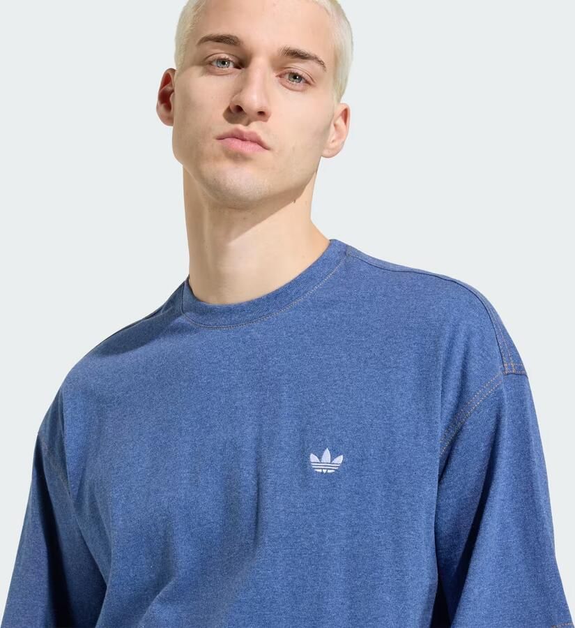 Adidas TREFOIL ESSENTIALS MELANGE LOOSE-FIT CROPPED T-SHIRT - Foto 2