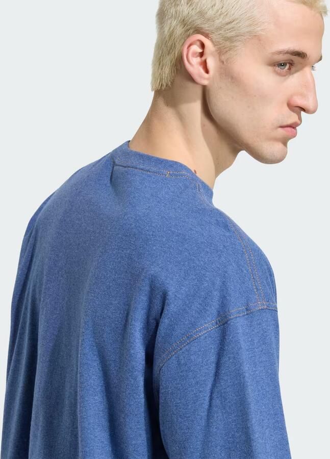 Adidas TREFOIL ESSENTIALS MELANGE LOOSE-FIT CROPPED T-SHIRT - Foto 4