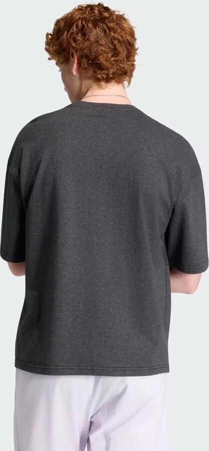Adidas TREFOIL ESSENTIALS MELANGE LOOSE-FIT CROPPED T-SHIRT - Foto 6
