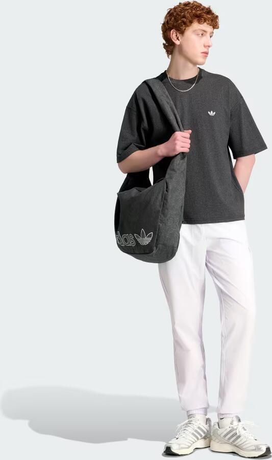 Adidas TREFOIL ESSENTIALS MELANGE LOOSE-FIT CROPPED T-SHIRT - Foto 5