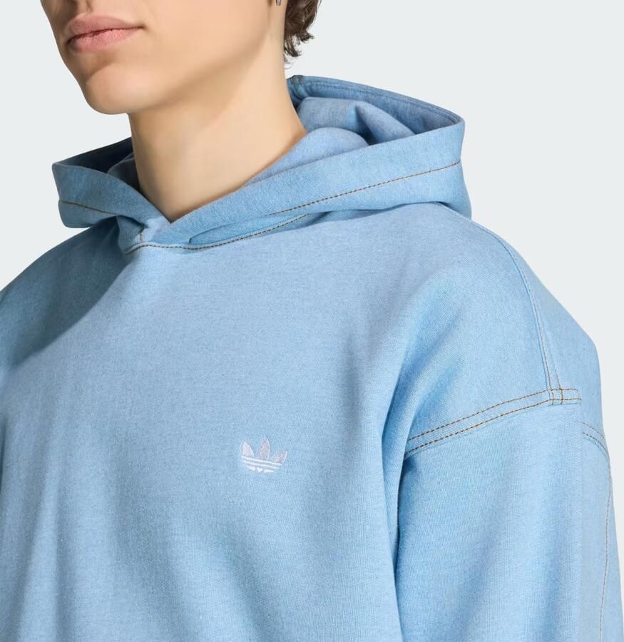 Adidas TREFOIL ESSENTIALS MELANGE LOOSE-FIT HOODIE - Foto 2