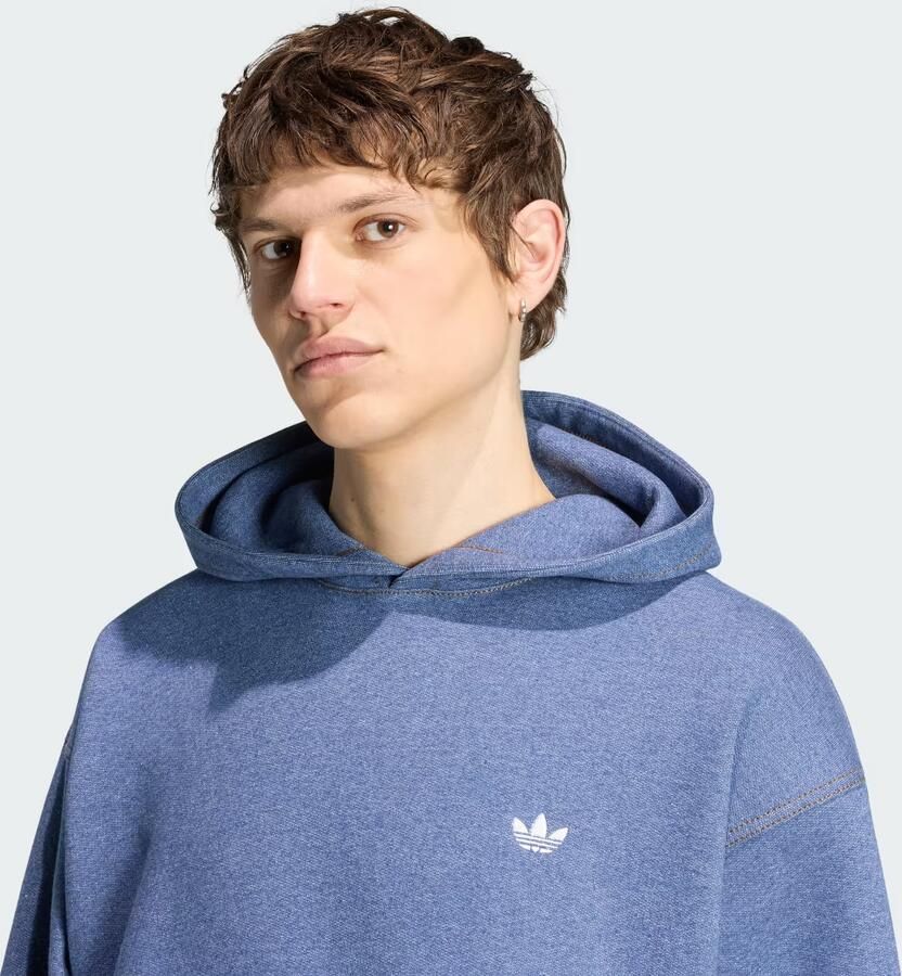Adidas TREFOIL ESSENTIALS MELANGE LOOSE-FIT HOODIE - Foto 3