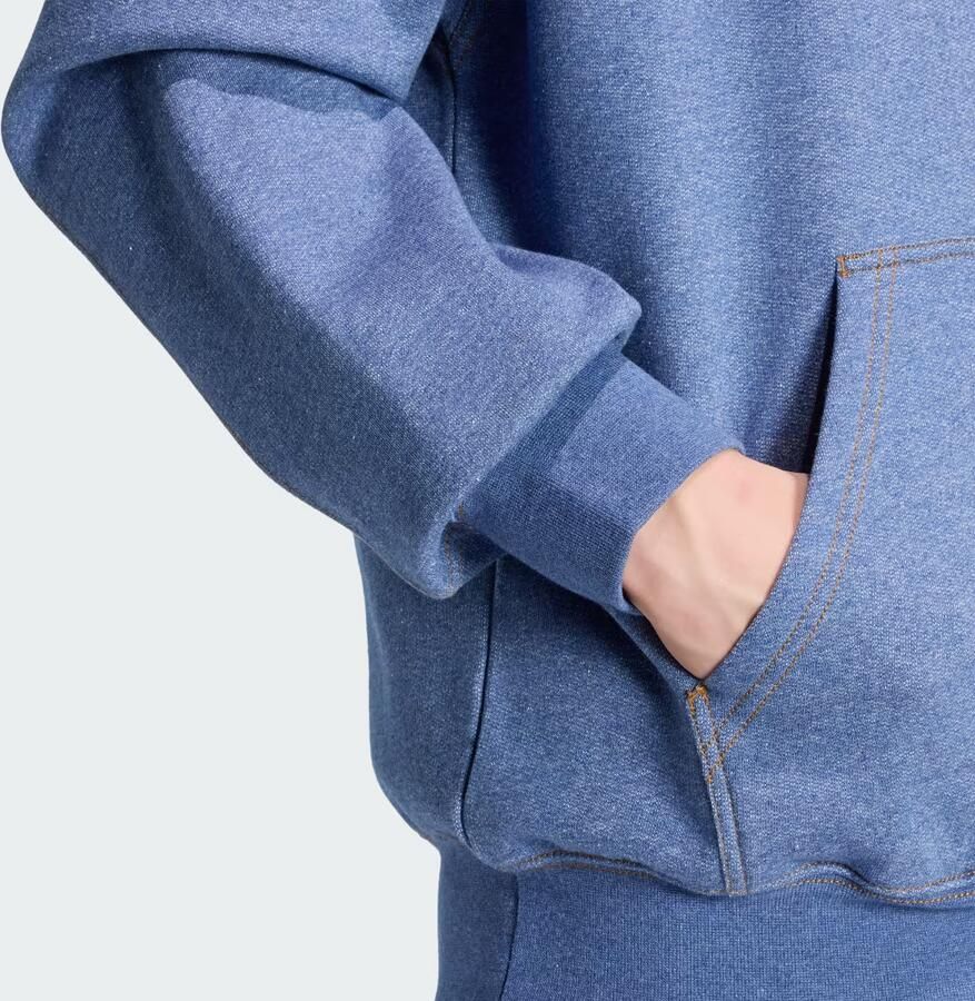 Adidas TREFOIL ESSENTIALS MELANGE LOOSE-FIT HOODIE - Foto 2