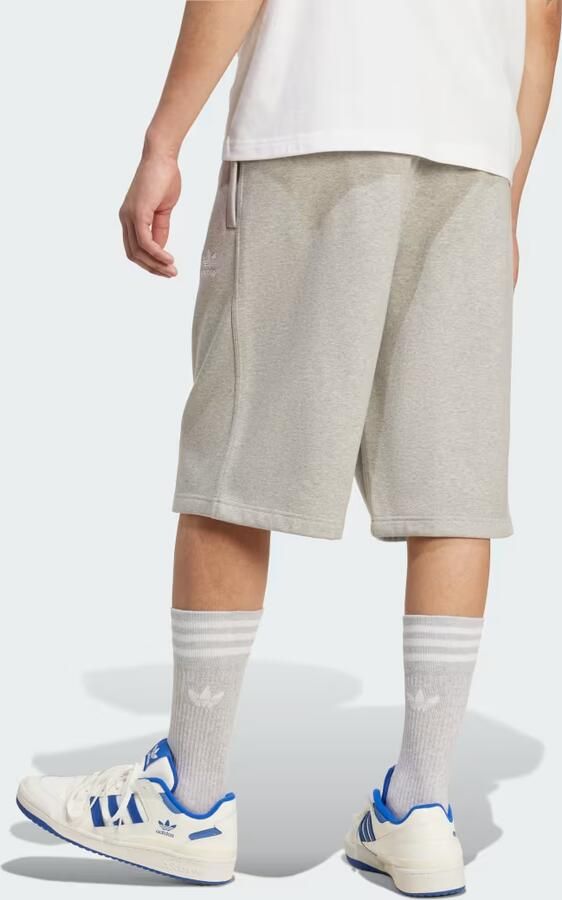 Adidas Originals Trefoil Essential Long Shorts Grijs- Heren Grijs - Foto 4