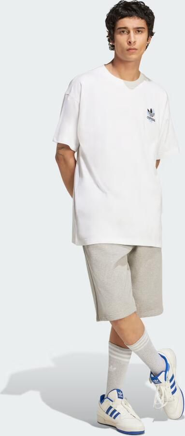 Adidas Originals Trefoil Essential Long Shorts Grijs- Heren Grijs - Foto 6